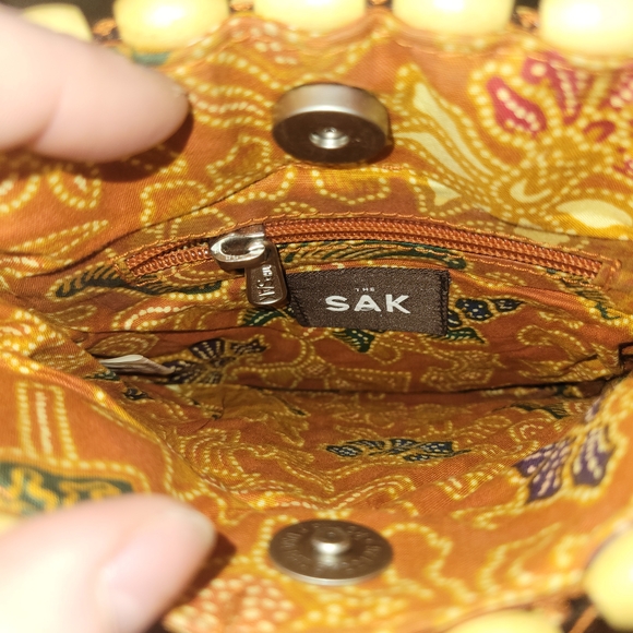 The Sak Woven Bead Shoulder Bag - Natural Tan - Picture 4 of 4